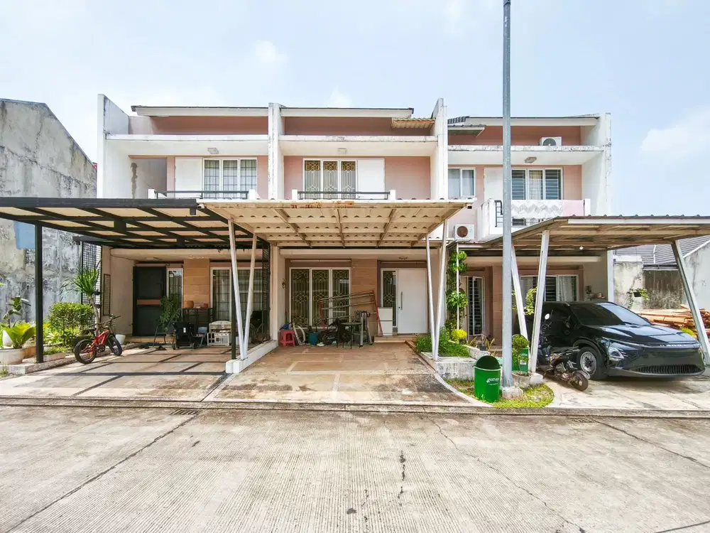 Rumah SHM 15 Menit ke Mall Paradise Walk Serpong Hadap Utara J-37160