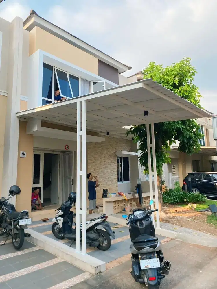 Kanopi Atap Alderon Double layer