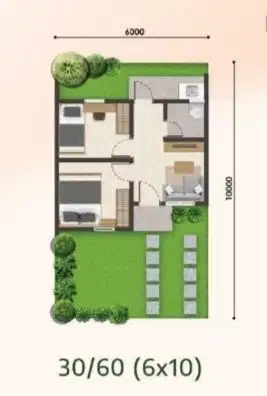 Rumah Minimalis Type 30/60 Di Kotapodomoro Tenjo