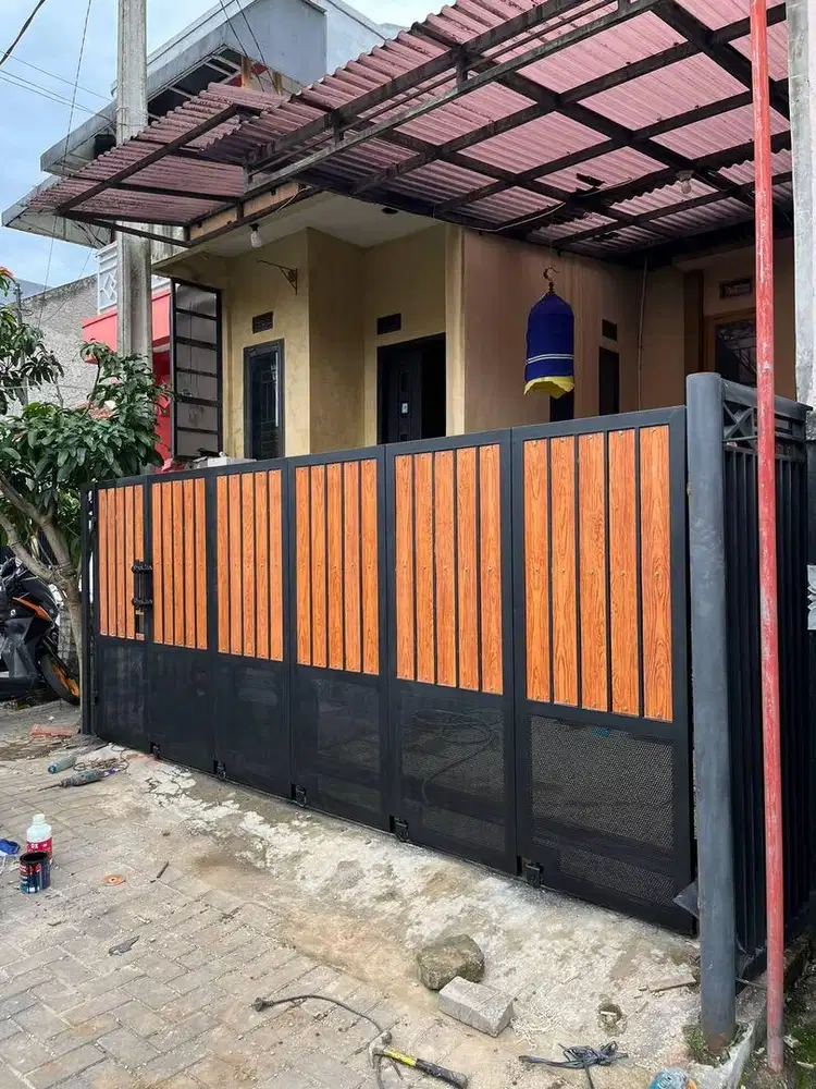 Pagar model slidding Model Terbaru