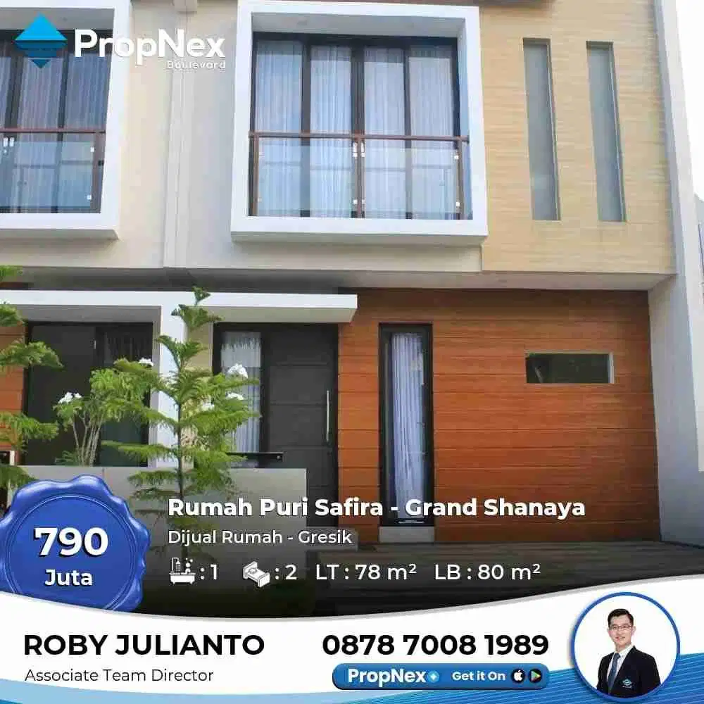 Jual Cepat, Rumah Puri Safira Grand Shanaya Menganti , Baru Gress