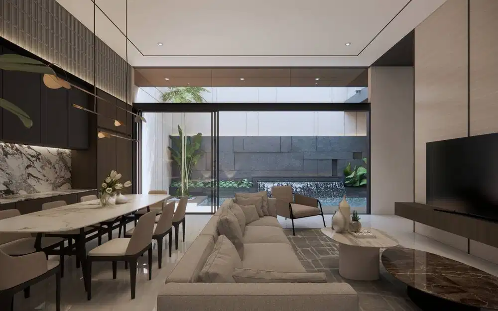 BRAND NEW MODERN HOUSE WITH PRIVATE POOL PAKUWON INDAH SURABAYA BARAT