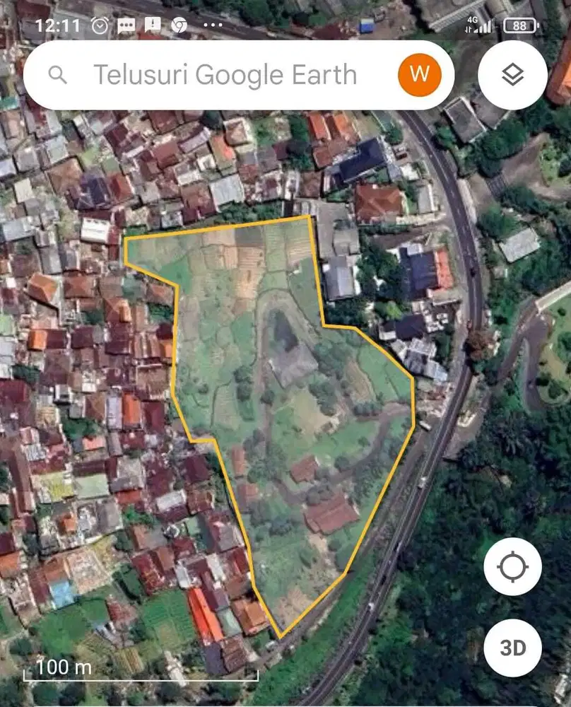 Dijual cepat tanah di Puncak harga dibawah harga pasaran