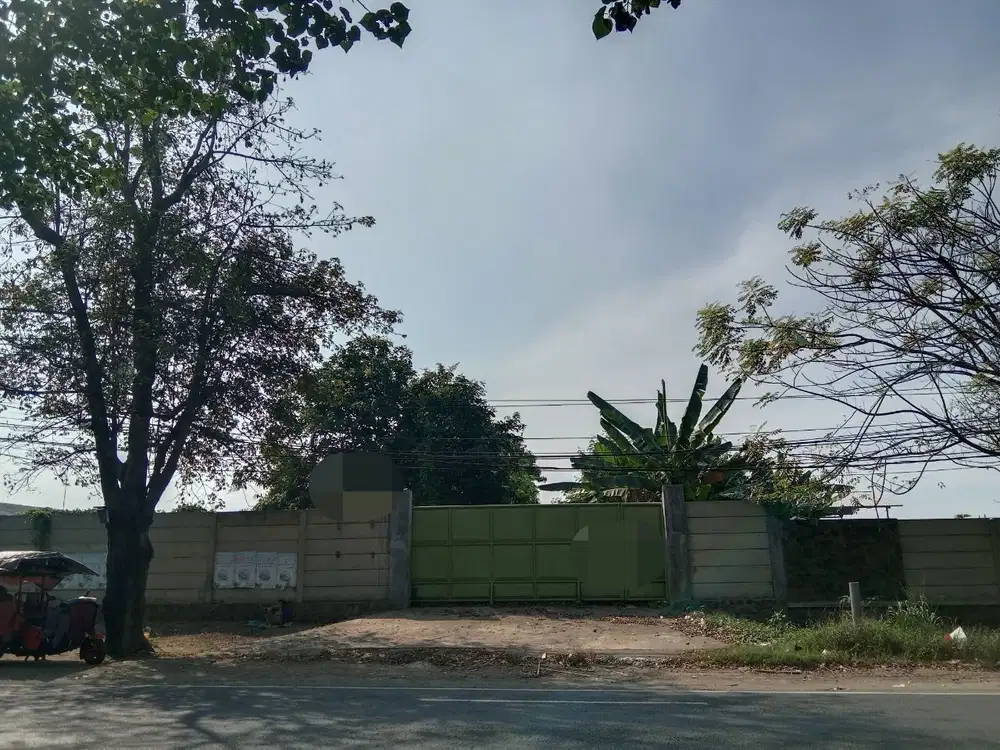 DISEWAKAN TANAH NOL JALAN RAYA WILAYAH KRIAN-SIDOARJO