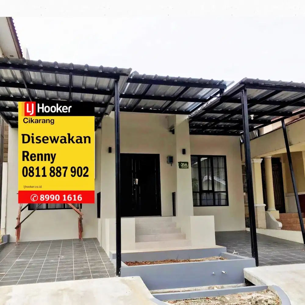 Disewakan Rumah Baru Cluster Taman Dago Lippo Cikarang