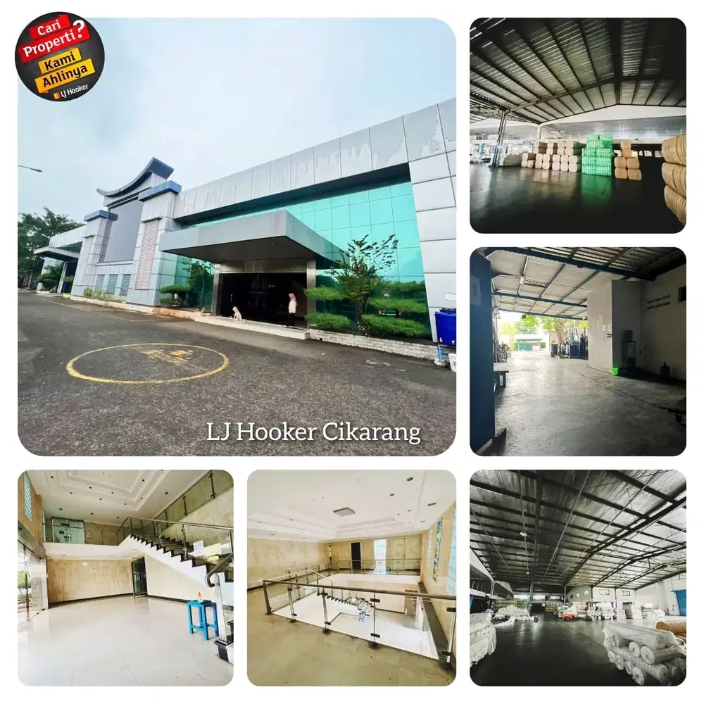 Dijual Gudang Pabrik Kawasan Industri Jababeka 1 Cikarang