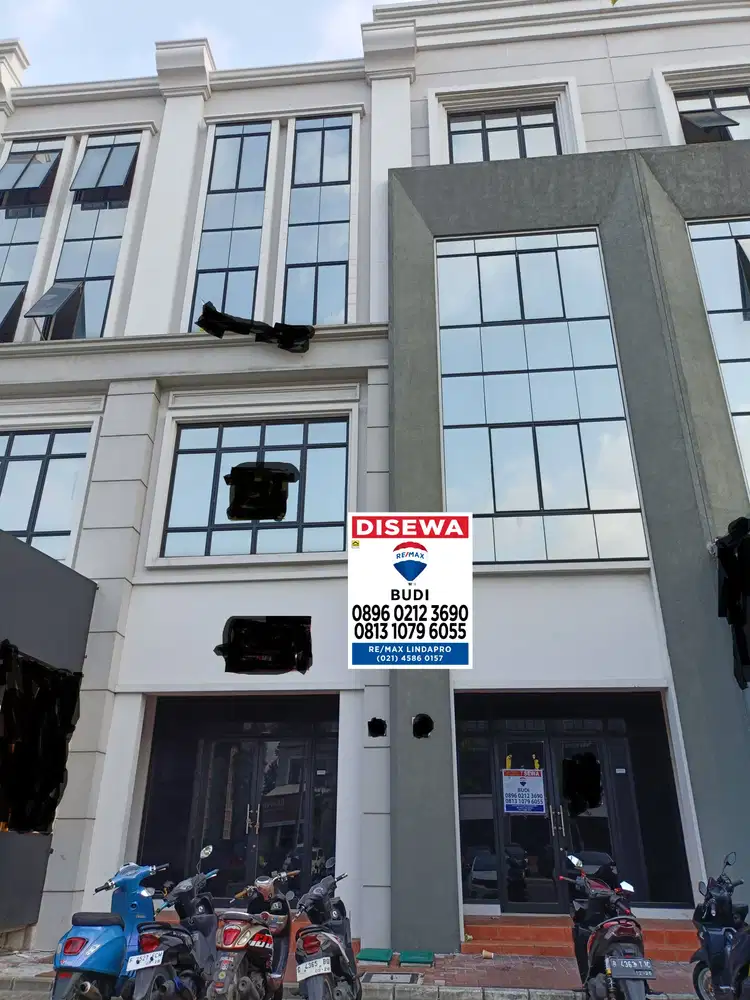 Disewakan Ruko Sedayu City Kelapa Gading Lokasi Strategis 4 tk 4,5x15