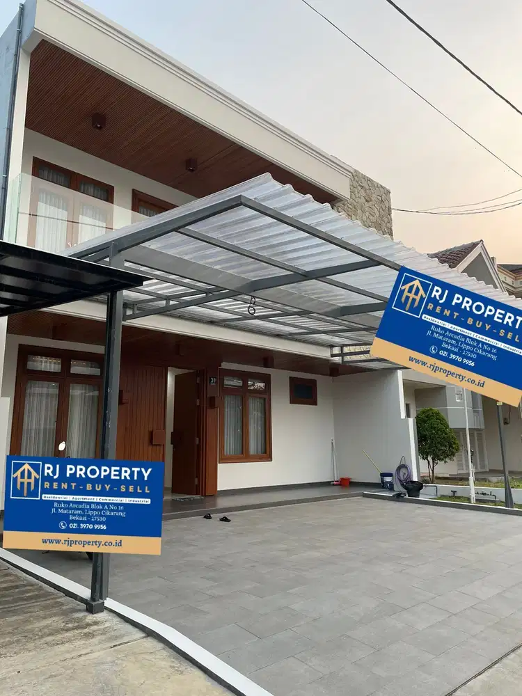 Disewakan rumah cluster dago lippo cikarang dekat sekolah pelita harap