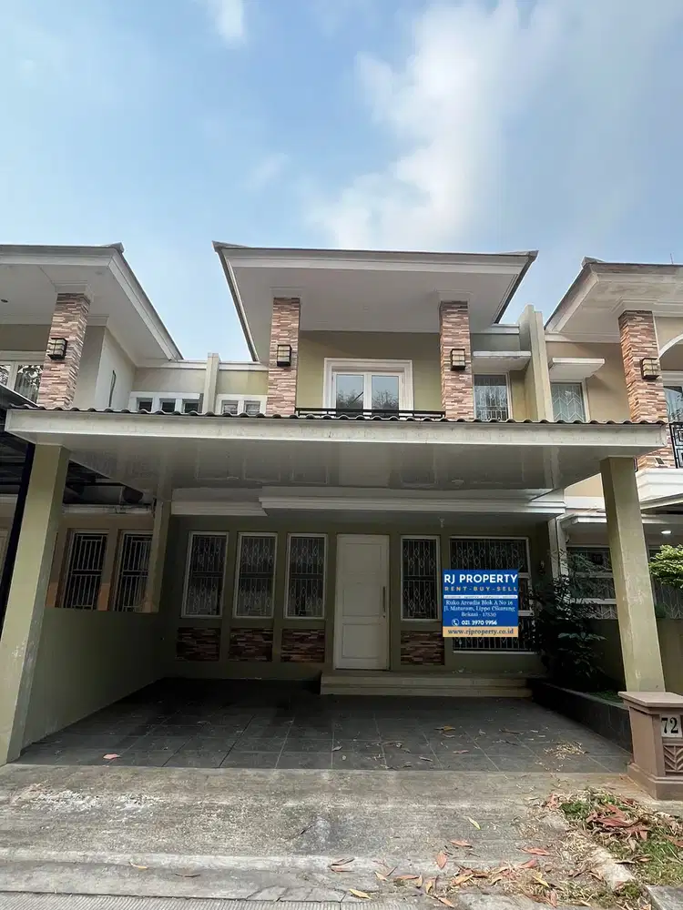 Disewakan  rumah cluster ambrosia florencia lippo cikarang