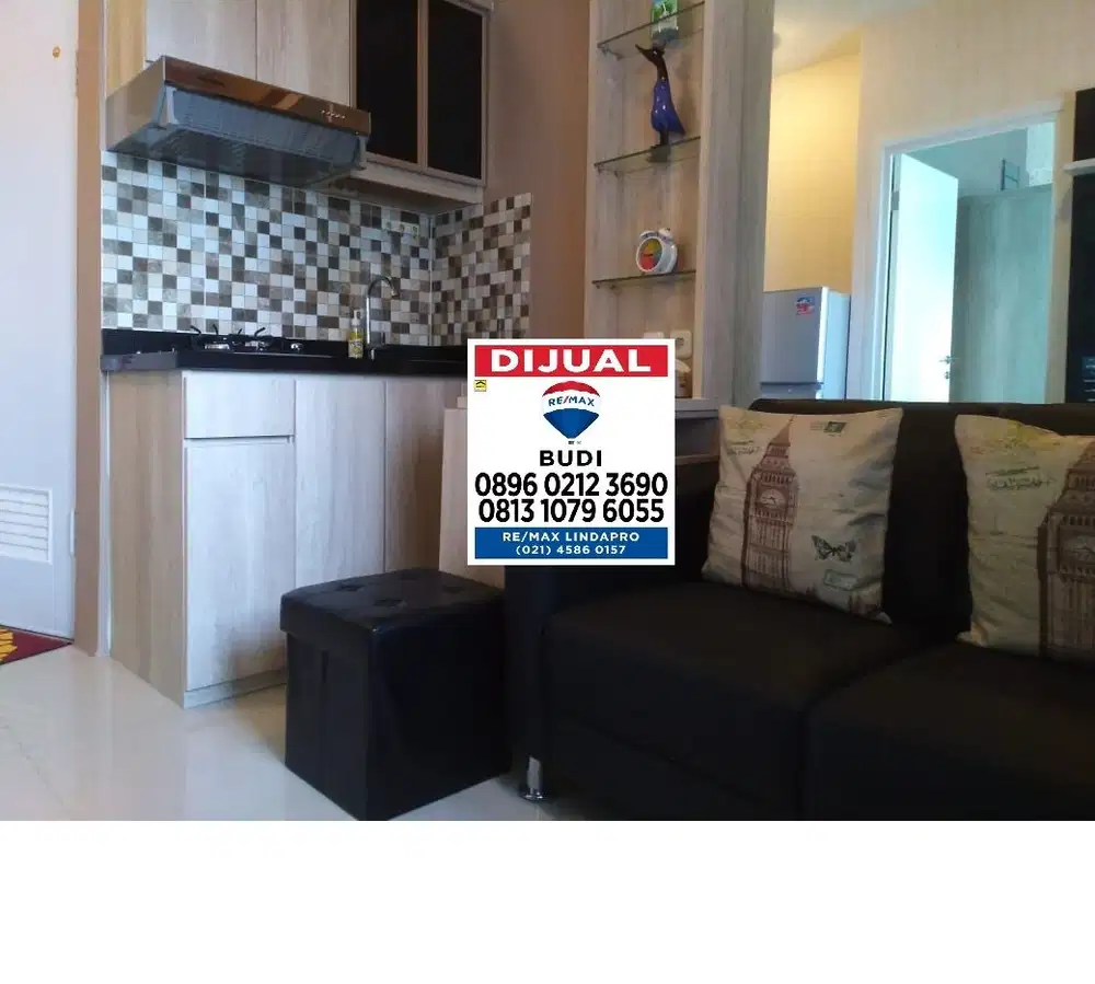 Jual Apartemen Green Pramuka Tower Orchird Lb 28 M2 2+1 Kt Lt 17