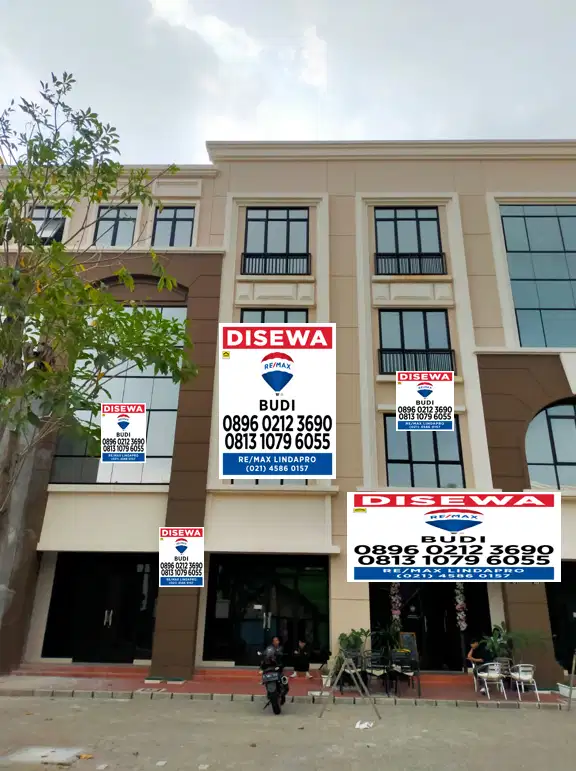Disewakan 2 Unit Ruko Gandeng 4 tk Sedayu City Kelapa Gading Brand New