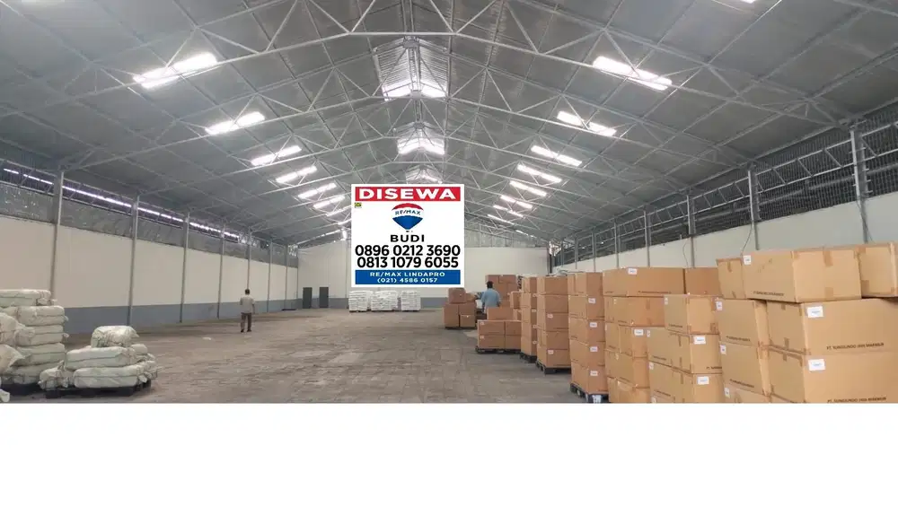 Disewakan Gudang Lb 1200 M2 25 x 48 Kelapa Gading Cakung Pulogadung