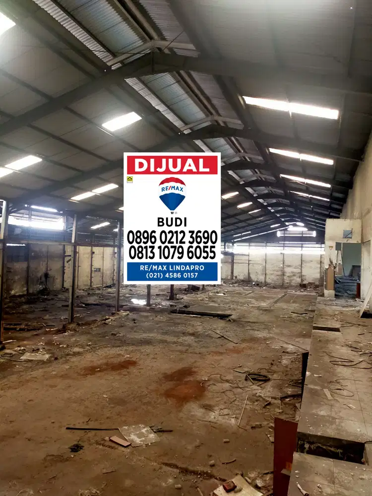 Dijual Gudang Pulogadung Hoek 100 X 55 Lt 5534 M2 Lb 5370 M2 8jt An m2