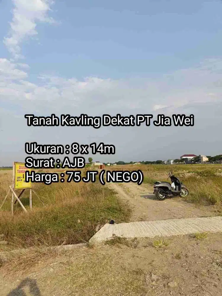 Tanah Kavling Dekat PT Jia Wei Di Desa Padakaton Ketanggungan Brebes