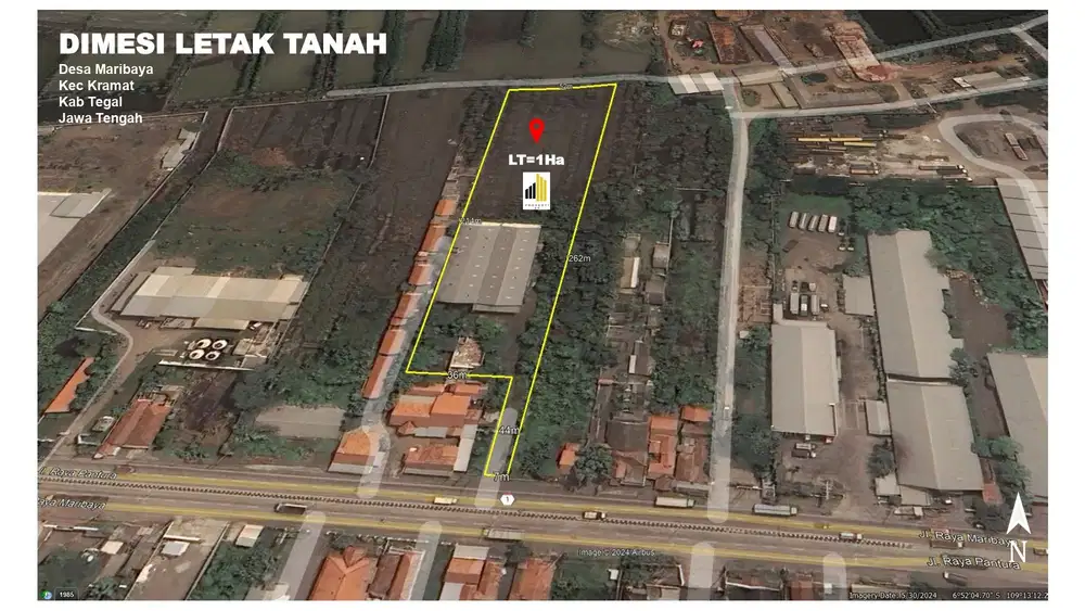 Tanah Desa Maribaya Kec. Kramat Tegal Jawa Tengah