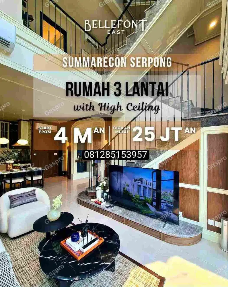 cluster Bellefont east summarecon ! sudah tahap ke 5 KPR dp minim! more info 081285153957