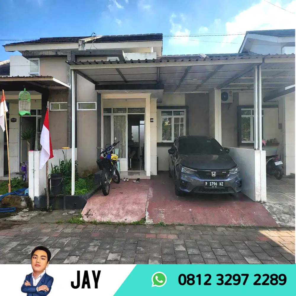 DIJUAL RUMAH MINIMALIS CANTIK SIAP HUNI DEKAT KAMPUS JEMBER