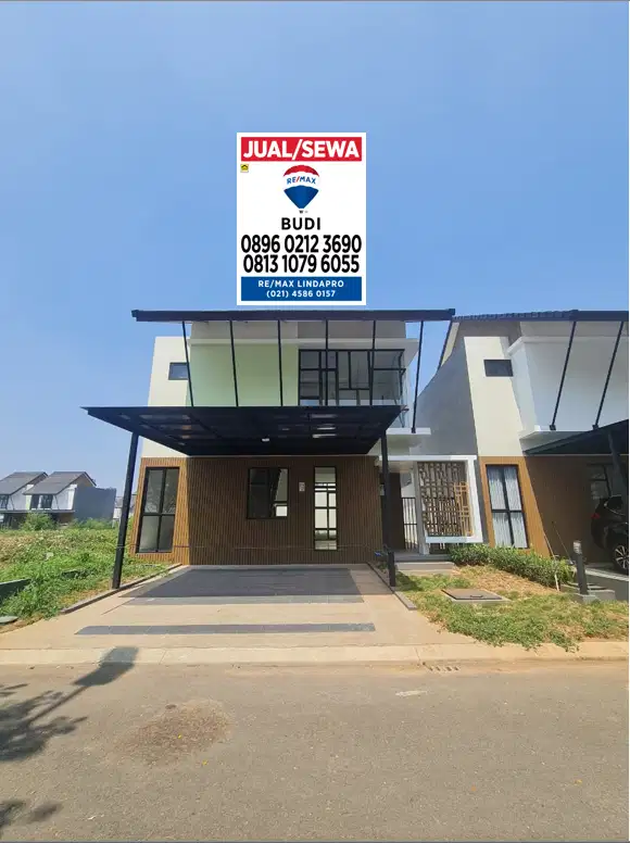 Dijual rumah gress 2 tk 4 KT cluster Mahakam Jakarta Garden City 10x17