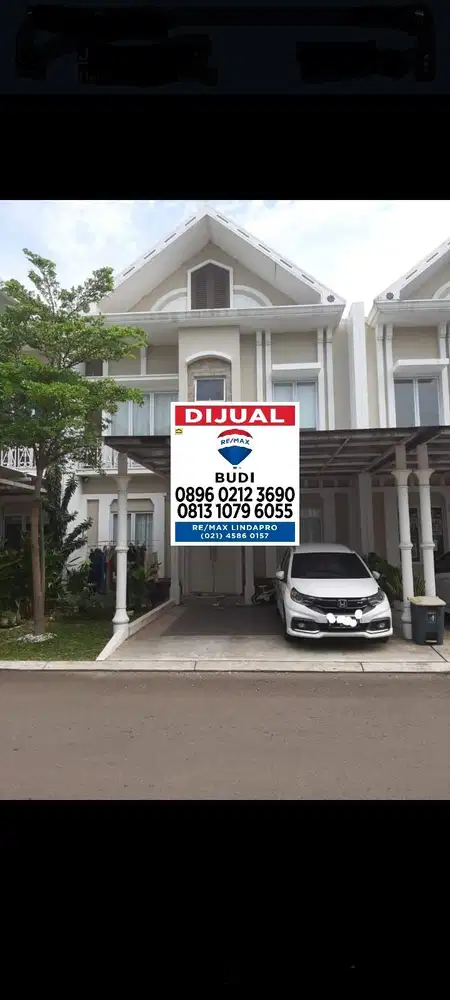 Dijual rumah Jakarta Garden City JGC Cakung 2tk LT 8 x 15 3+1 KT