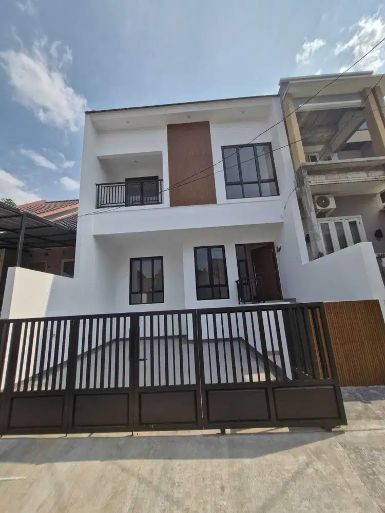 Jual Rumah Modern Minimalis Hadap Timur di Melati Mas, Serpong Utara