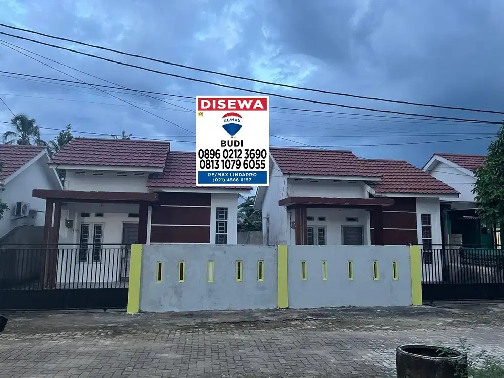 Disewakan Rumah Lt 8,5 X 16,5 2 Kt Sudah Dicat Ulang Pontianak