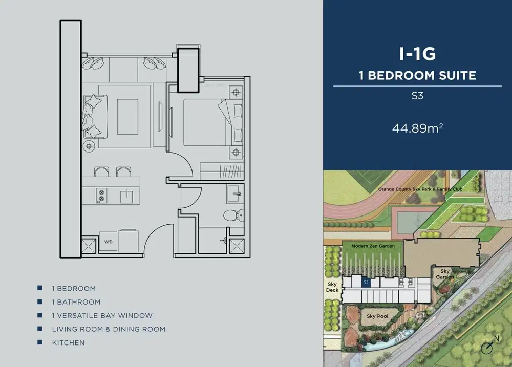 Jual Apartement Orange County Lippo Cikarang Bagus