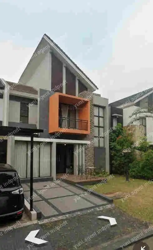 Rumah minimalis view taman diLegenda wisata Cibubur