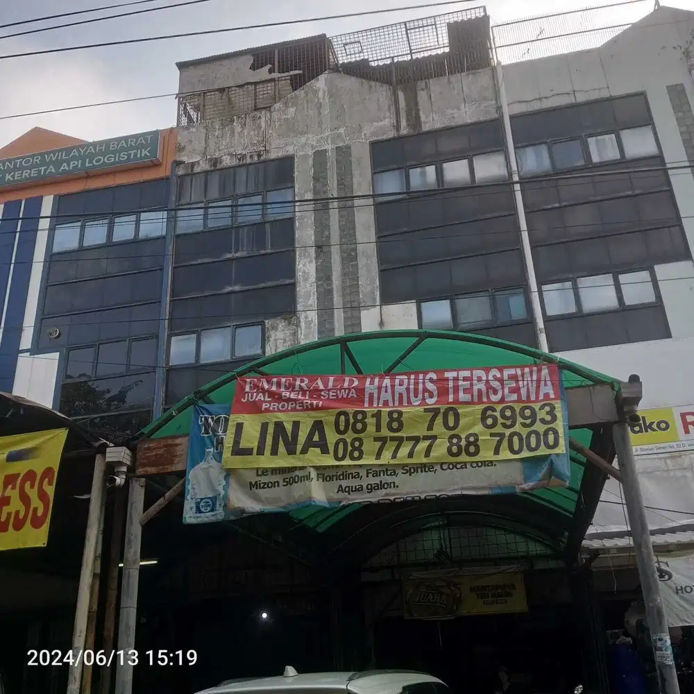 DISEWAKAN CEPAT RUKO DI JL. STASIUN SENEN, JAKARTA PUSAT