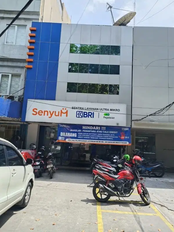Jual Ruko 3 Lantai 6x25 Danau Sunter Utara ex BRI hadap Utara