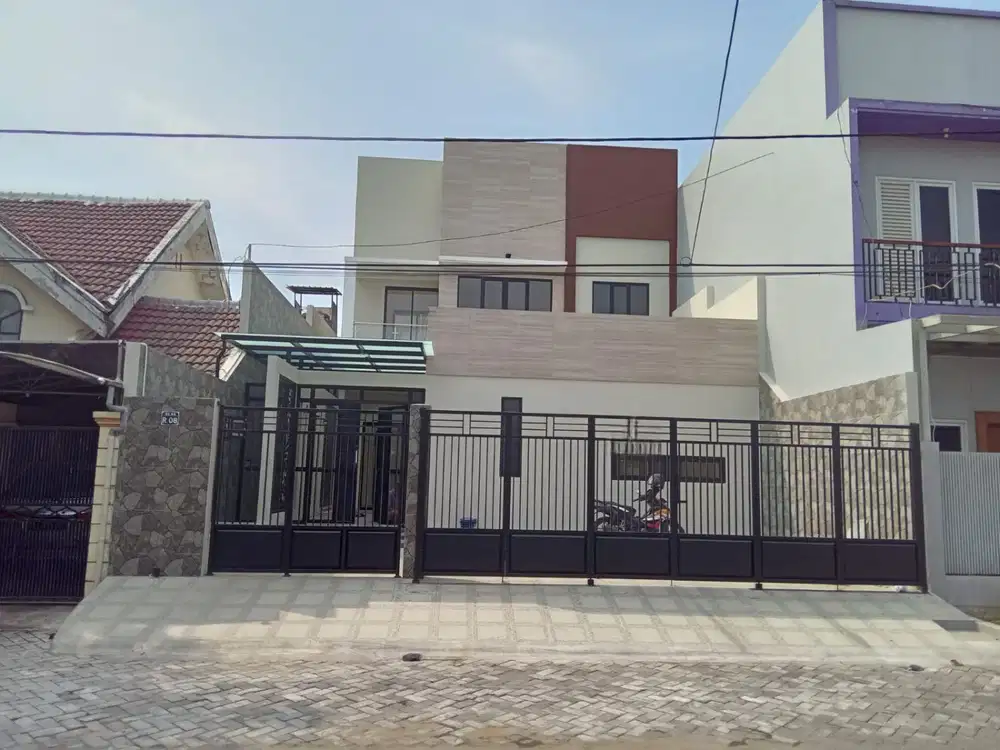 Dekat Akses Tol Sidoarjo Kota Rumah Baru Pondok Mutiara Siap Huni Semi Furnish