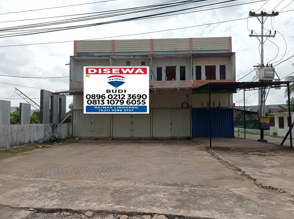 Disewakan 2 Ruko Harga Spesial 2 th di Jl Karya kota baru Pontianak