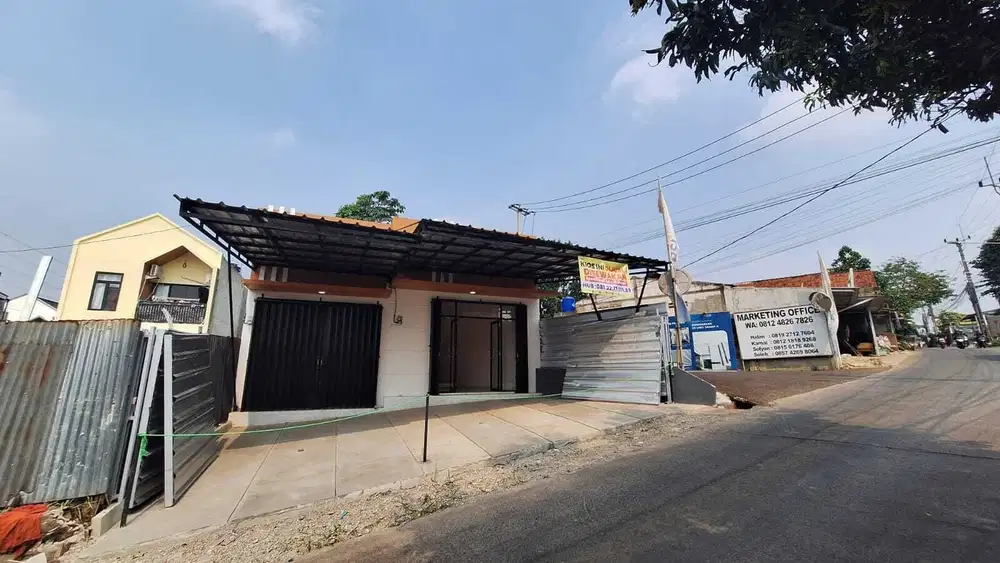 Dijual Cepat Ruko Minimalis Pinggir Jalan Depok Sawangan Siap Usaha