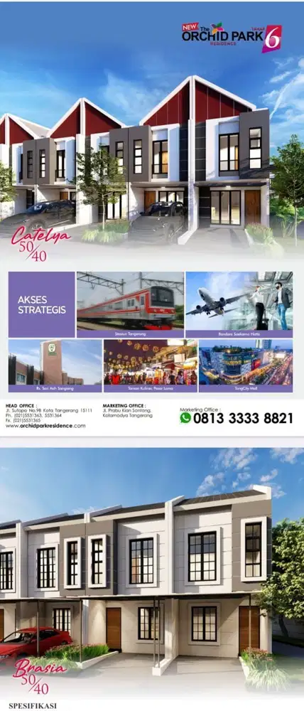 Rumah Cluster Orchid Park 6