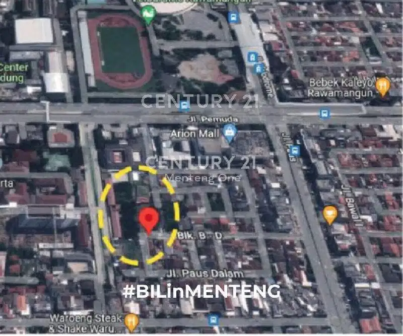 Tanah Strategis Dekat Arion Mall Rawamangun