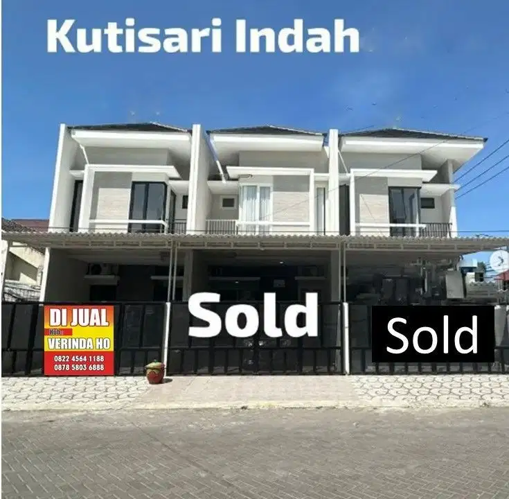 Dijual Rumah Baru Gress Minimalis 2 Lt Kutisari Indah Surabaya Selatan Free BPHTB & Biaya Notaris