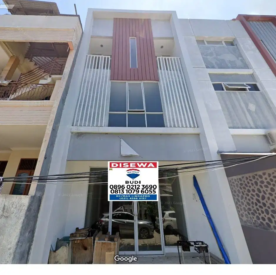 Disewakan Ruko 3 Tk 5 X 12 Dekat Polsek Lama Kelapa Gading Timur