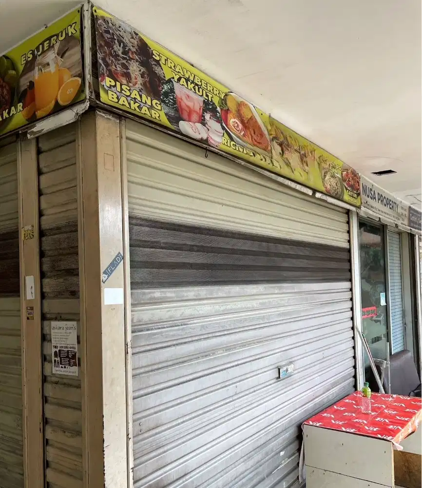 Jual murah kios di apartemen kalibata city green palace, posisi hoek