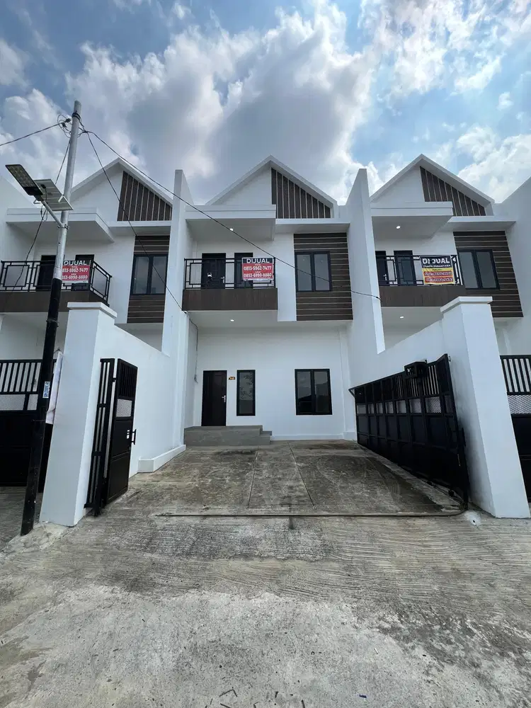 RUMAH BARU 2 LANTAI TIPE 105/140 - KENTEN FREE PAJAK PALEMBANG NEGO