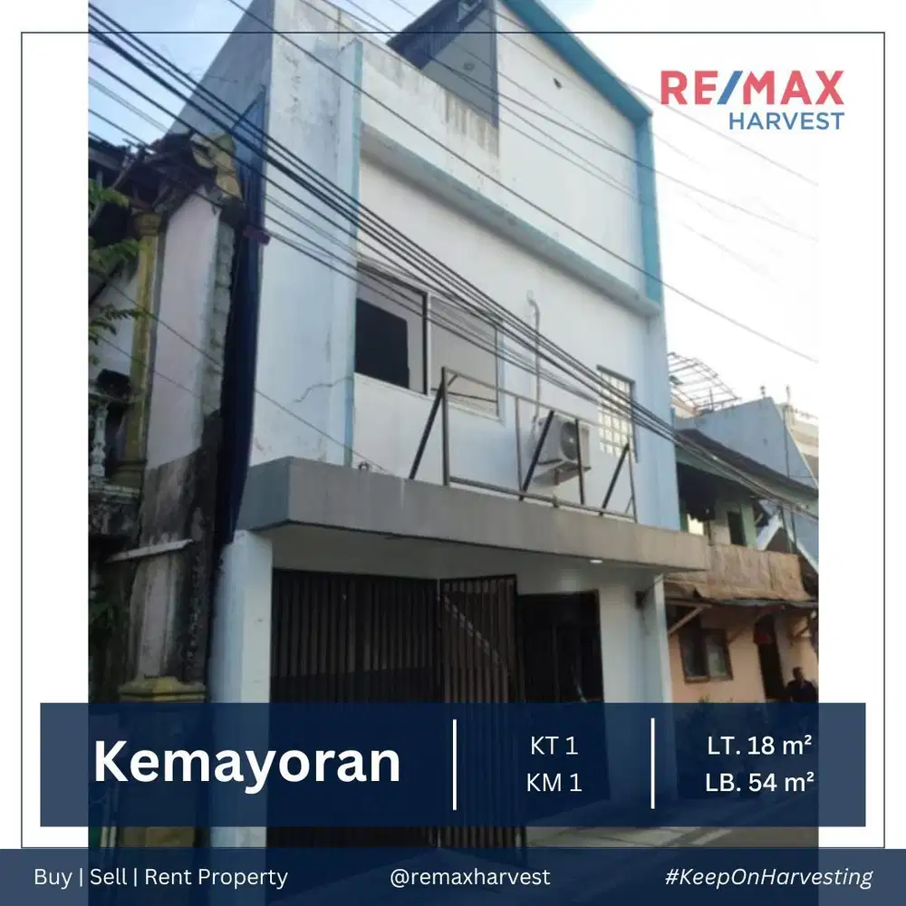 DIJUAL CEPAT RUMAH MURAH PINGGIR JALAN KEMAYORAN JAKARTA PUSAT