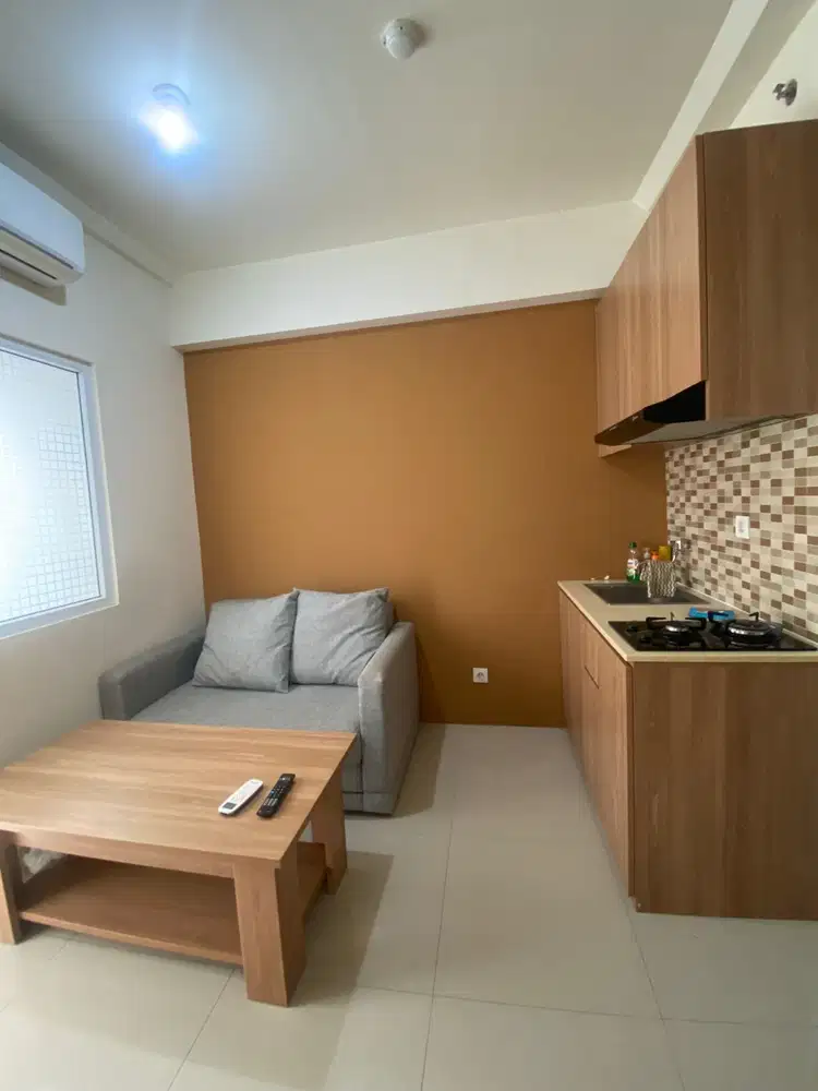 Apartemen 2 Kamar Tidur Full Furnish Tower Scarlate Green Pramuka