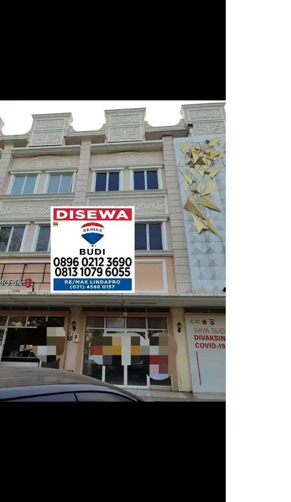 Disewa Ruko 3 Tk 5 X 15 The Walk Jakarta Garden City Cakung Strategis
