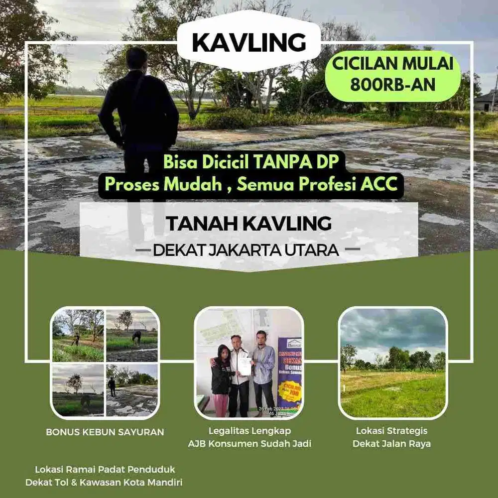 Kavling Tanah murah di Bekasi