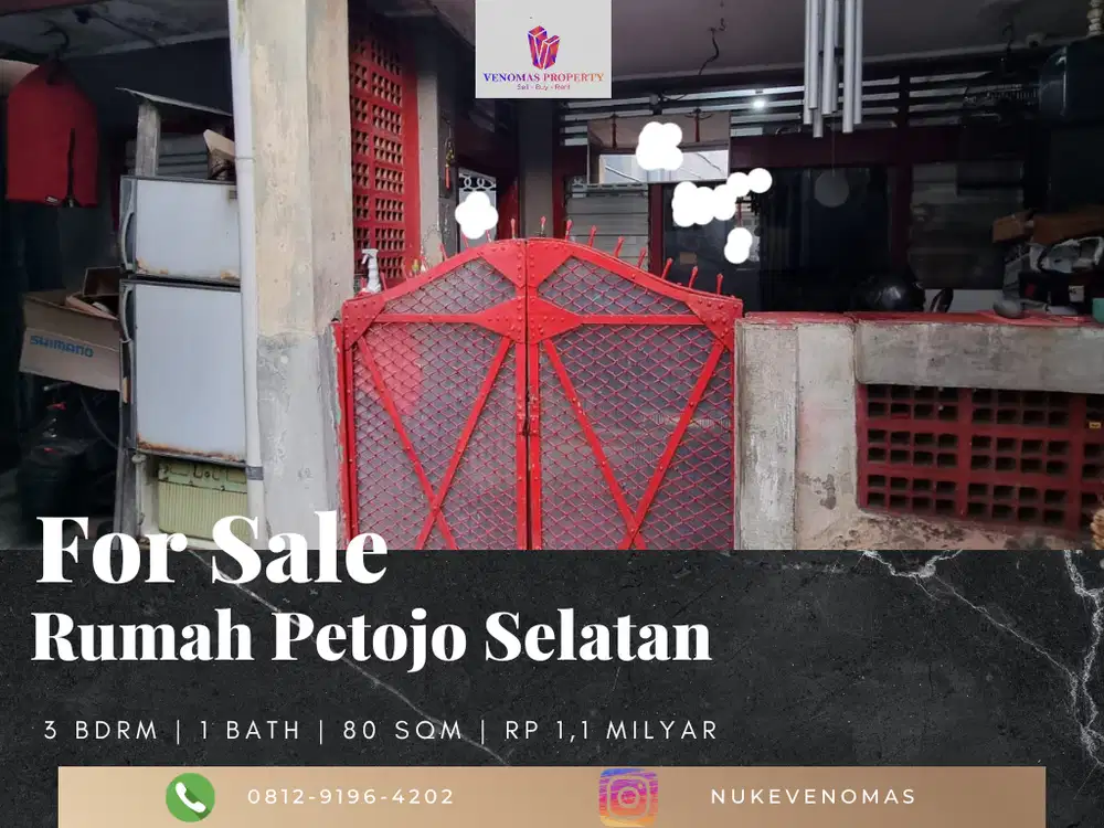 Rumah Bagus Semi Furnished SHM di Petojo, Jakarta Pusat