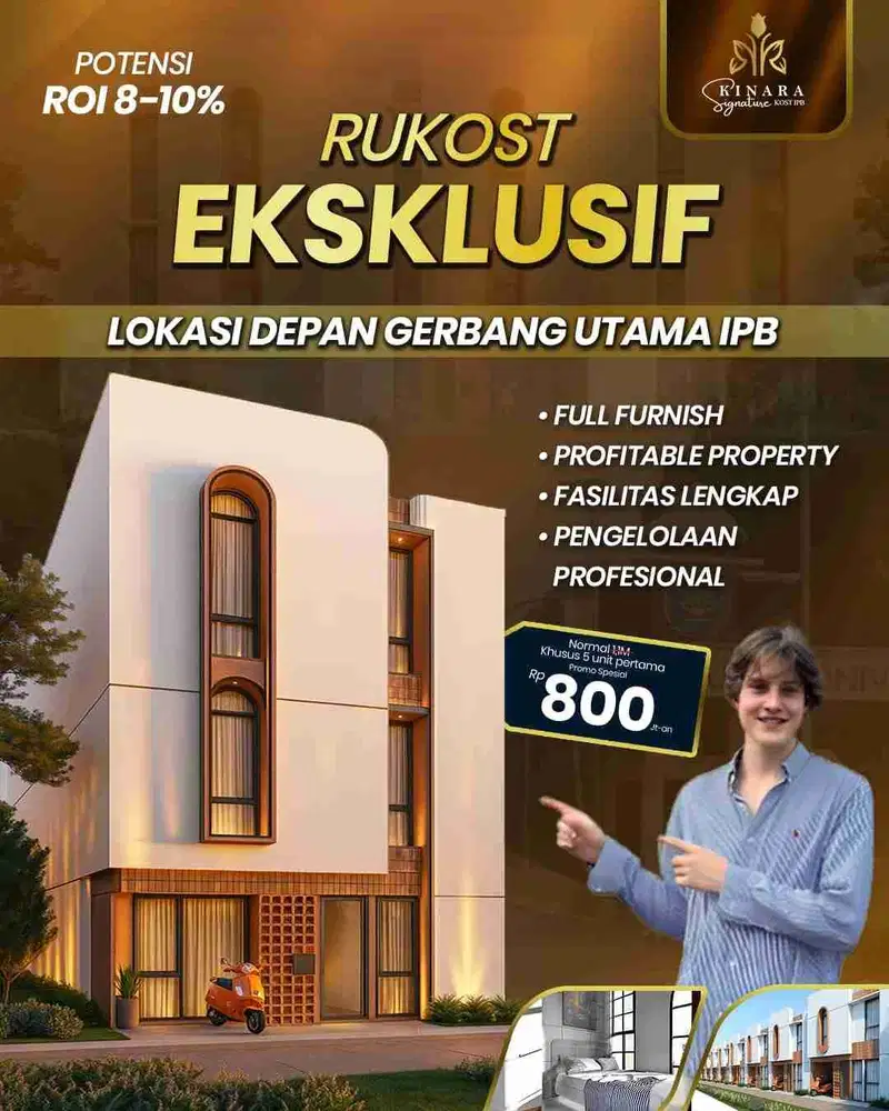 investasi rukost strategis IPB Dramaga