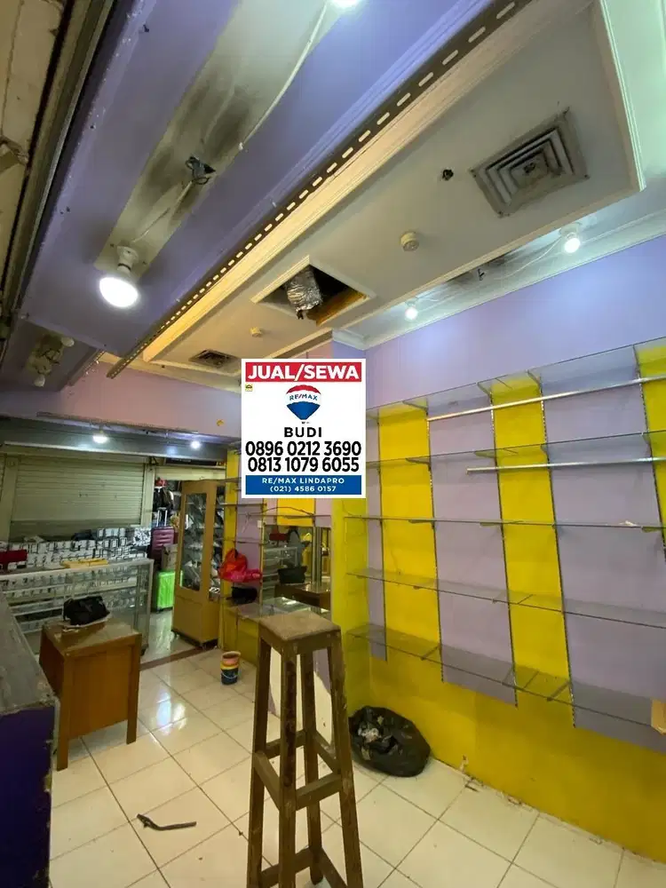 Dijual Kios Gandeng 3 X 7 Hook Dan Badan Blok A Tanah Abang Lantai 7