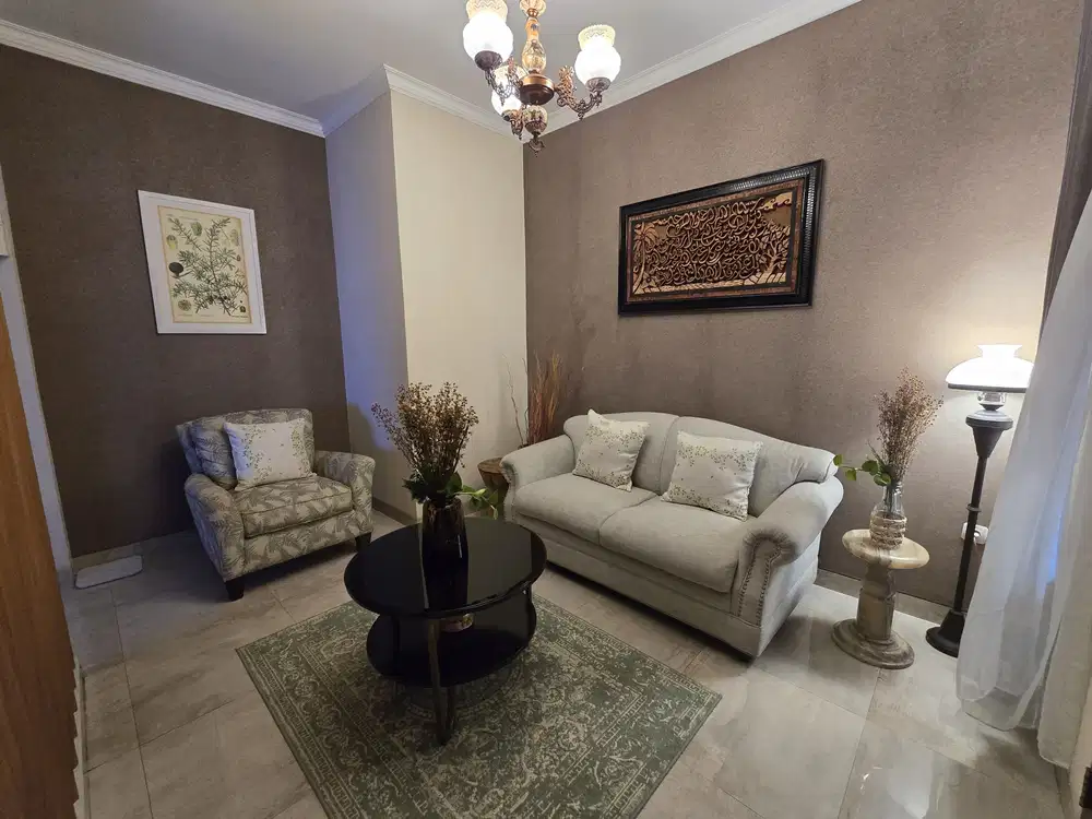 Rumah siap huni di BSD CITY NUSA LOKA, ROW Jalan besar 12 meter