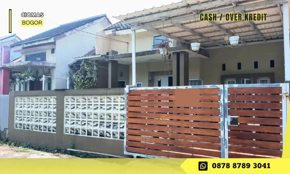 Jual Rmh CASH bs Over Kredit 98JT dkt sta KA di Ciomas Gardenia Hills