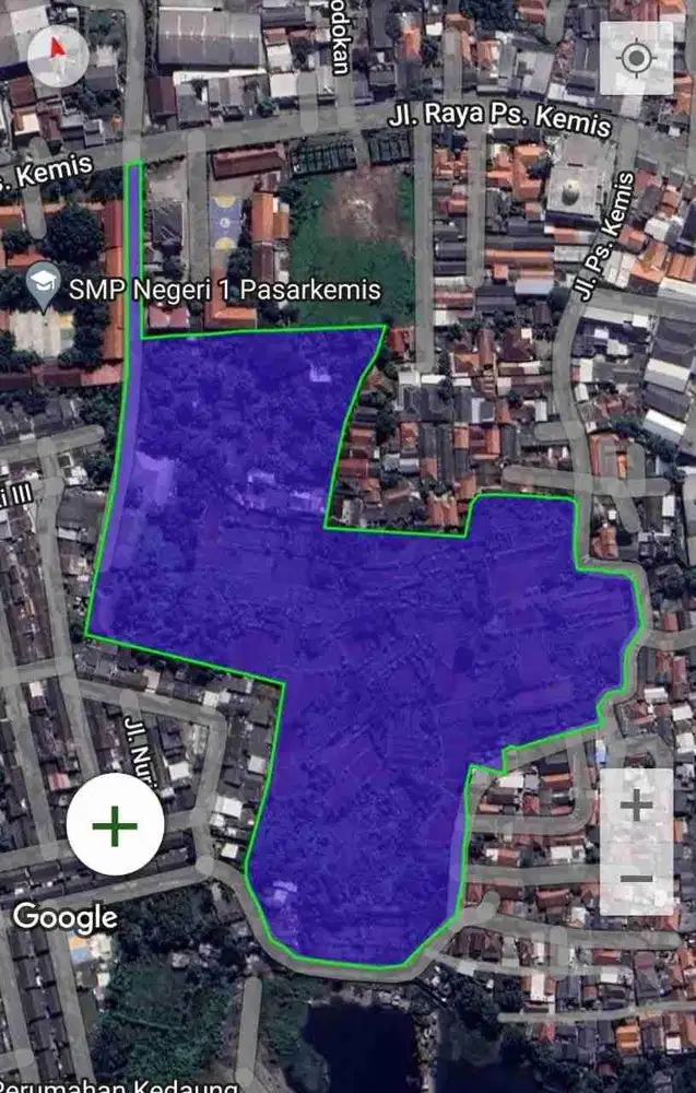 Dijual Tanah Darat 4,8 Ha Zona Industri di Pasar Kemis Tangerang