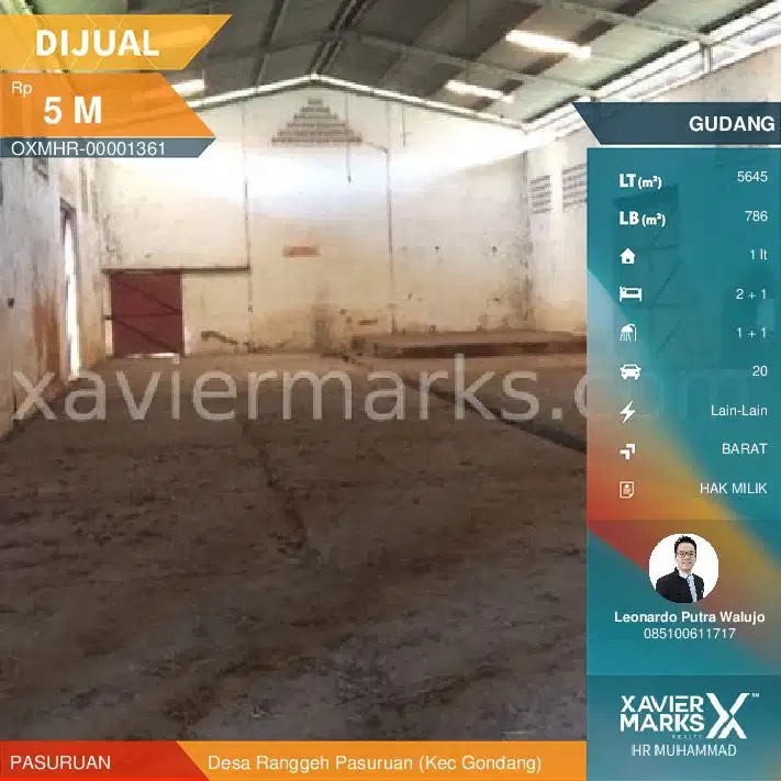 Gudang Pasuruan Gondang Wetan dekat pemandian Ranggeh