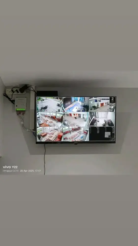 Jasa pasang CCTV paket 2 kamera komplit